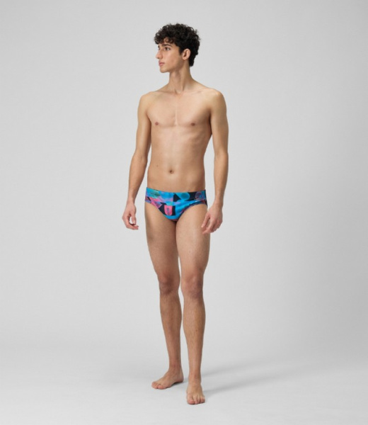 Плавки Speedo Club Training Allover Digital 7cm Brief (Мужской; 36 (52); синий/мультиколор)